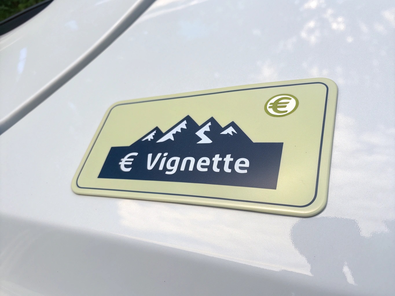 Mautstraßen und Vignetten Illustration